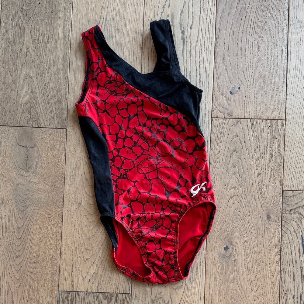 Red and Black GK Leotard